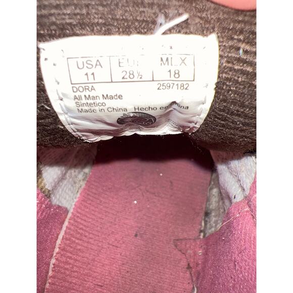 Vintage Y2K Dora The Explorer toddler girl pink brown sneakers size 11 - Picture 9 of 9